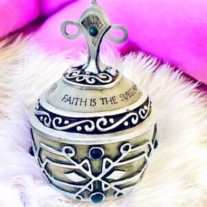 Prayer Box with Lid Faith Collectible Spiritual Harvest Hebrews 11:1